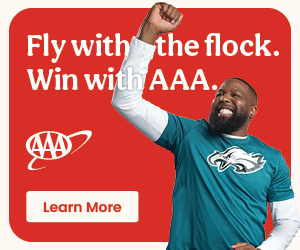 AAA AAA — Fly with the flock, win with AAA. Learn more about membership.